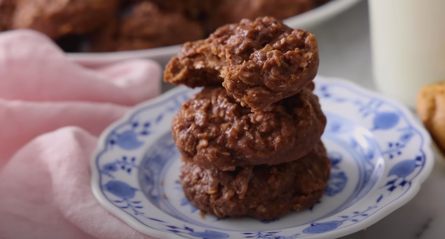 No bake peanut butter oatmeal cookies