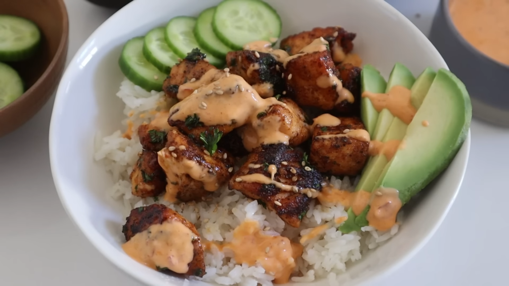 Salmon bowl recipe