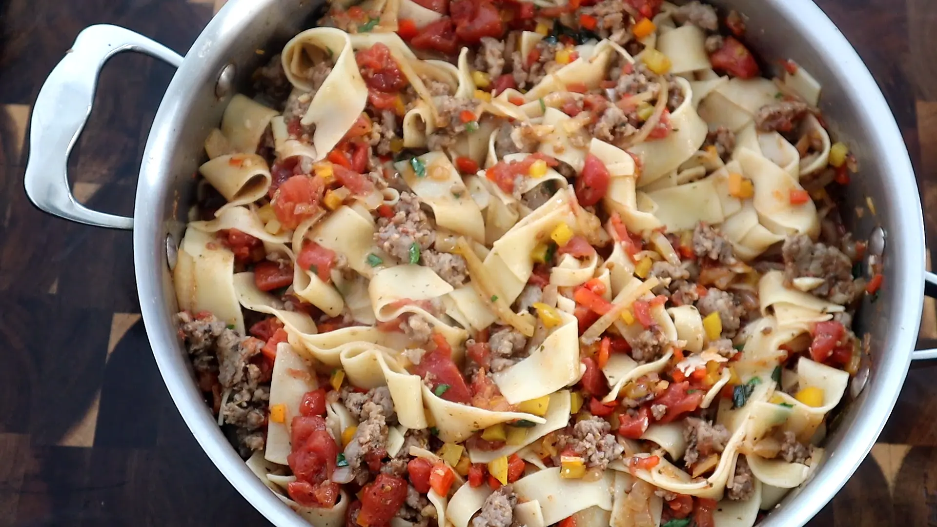 Italian Drunken Noodles Recipe