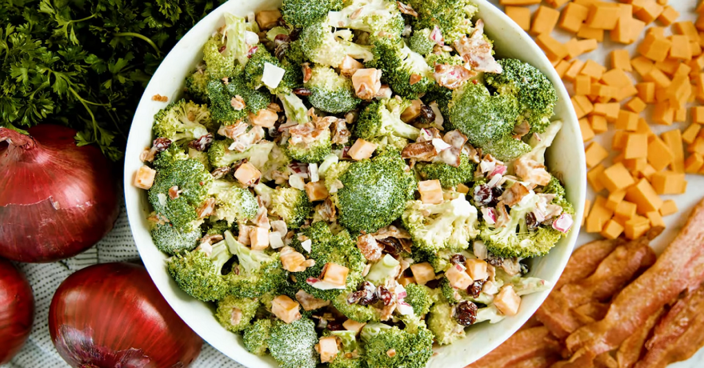 Broccoli Salad with Cheese