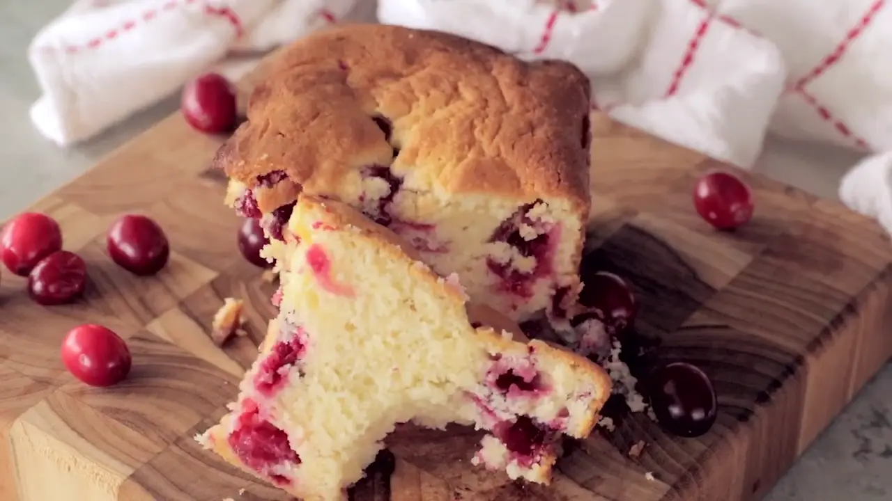 Cranberry Cream Cheese Bread